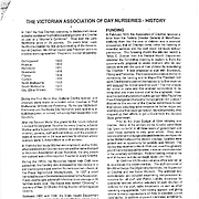 The Victorian Association of Day Nurseries